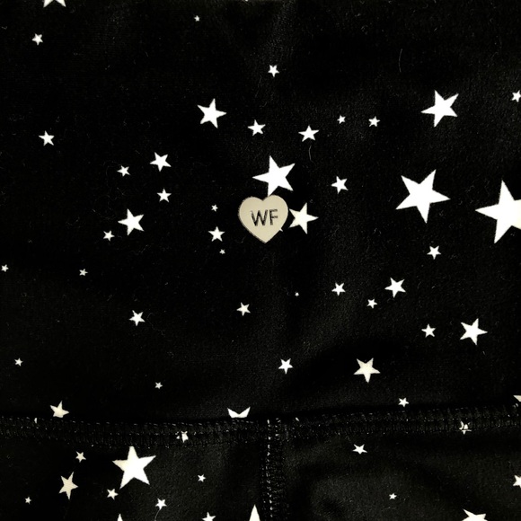 Wildfox workout scattered star leggings Sz M - Picture 4 of 8